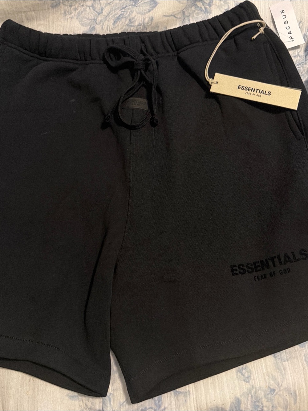 Essentials Men’s Black Sweat Shorts